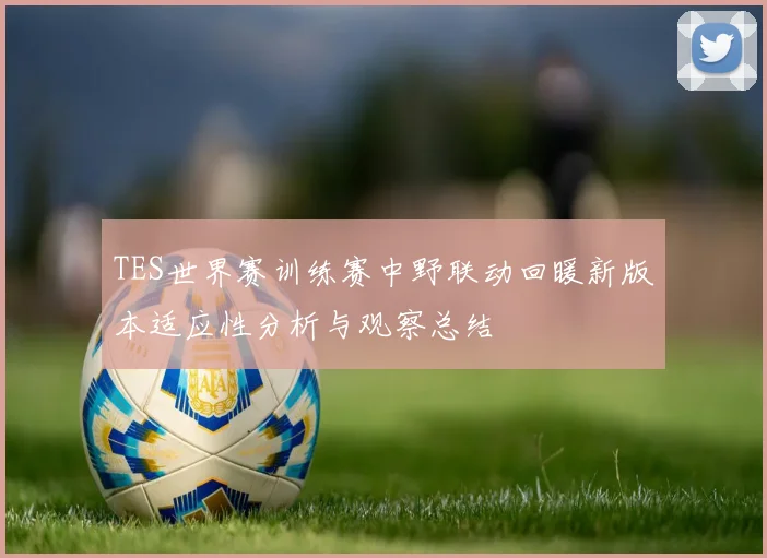 TES世界赛训练赛中野联动回暖新版本适应性分析与观察总结